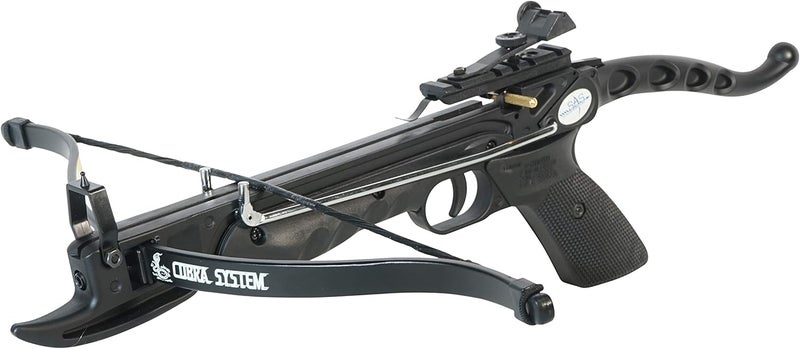 SAS Southland Archery Supply Prophecy 80 Pound Self-Cocking Pistol Crossbow with Cobra System Limb and 3 Arrows - Image 2